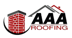 AAA Roofing NJ logo featuring a stylized roof and company name.